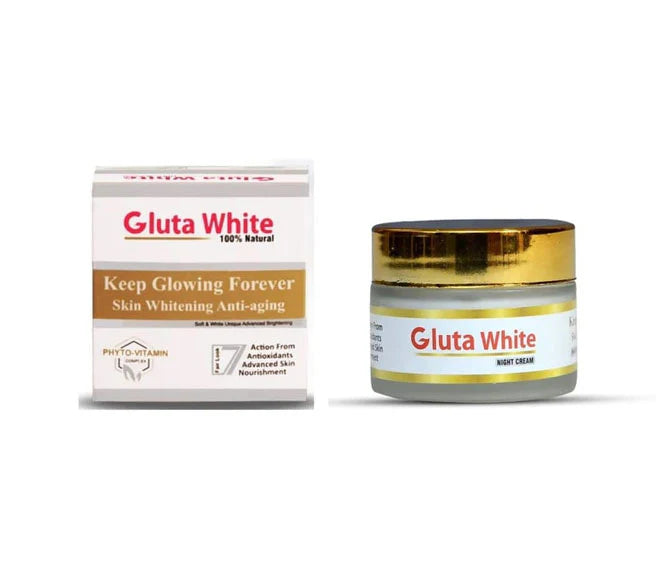 Gluta White Extreme Stronger Light Up And Anti-aging Day & Night Cream