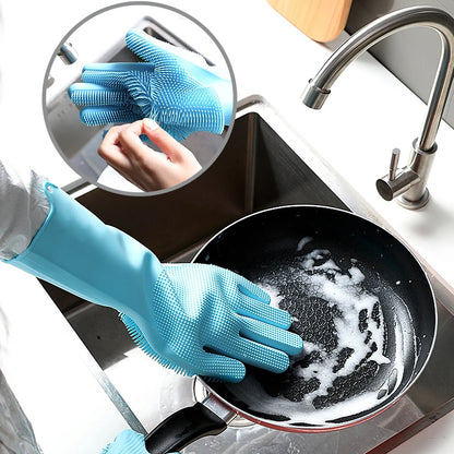 Silicone Scrubbing Gloves for Dishwashing